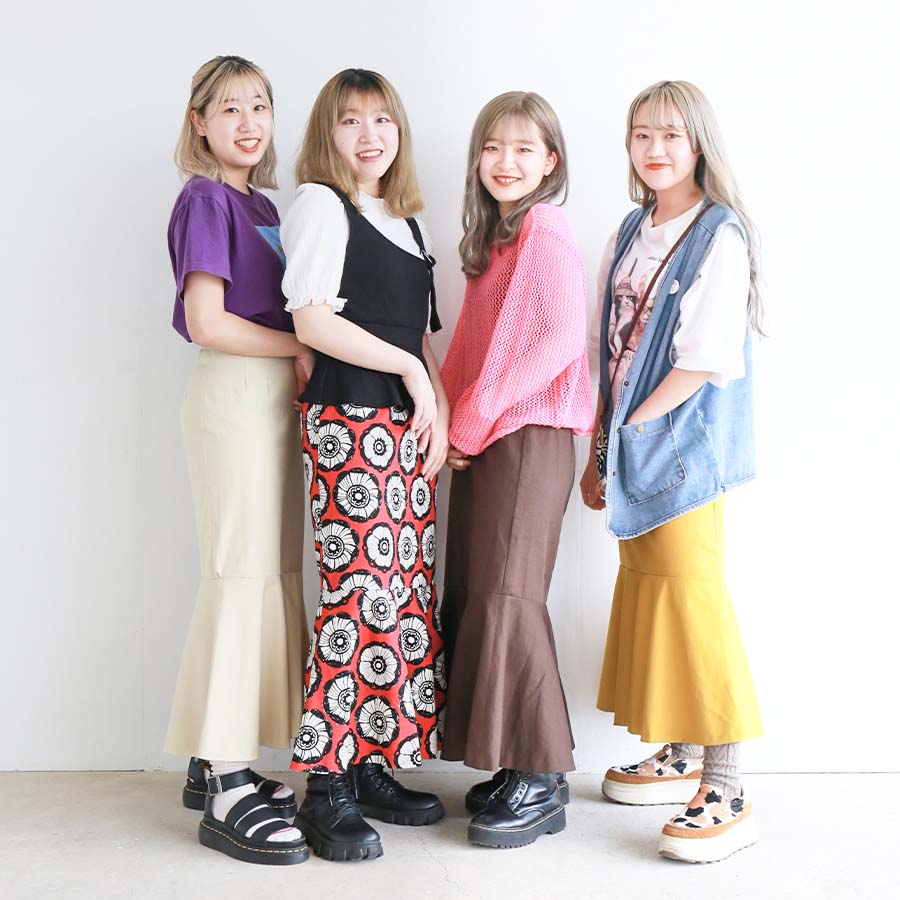 マーメイドスカートが完成しました♪