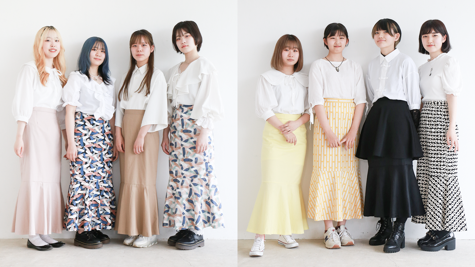 マーメイドスカートが完成しました♪