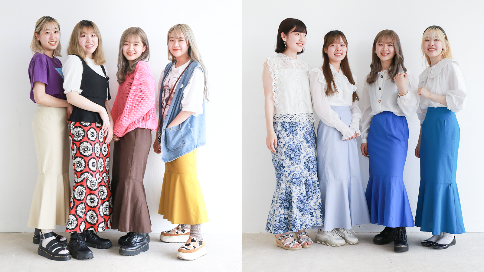 マーメイドスカートが完成しました♪