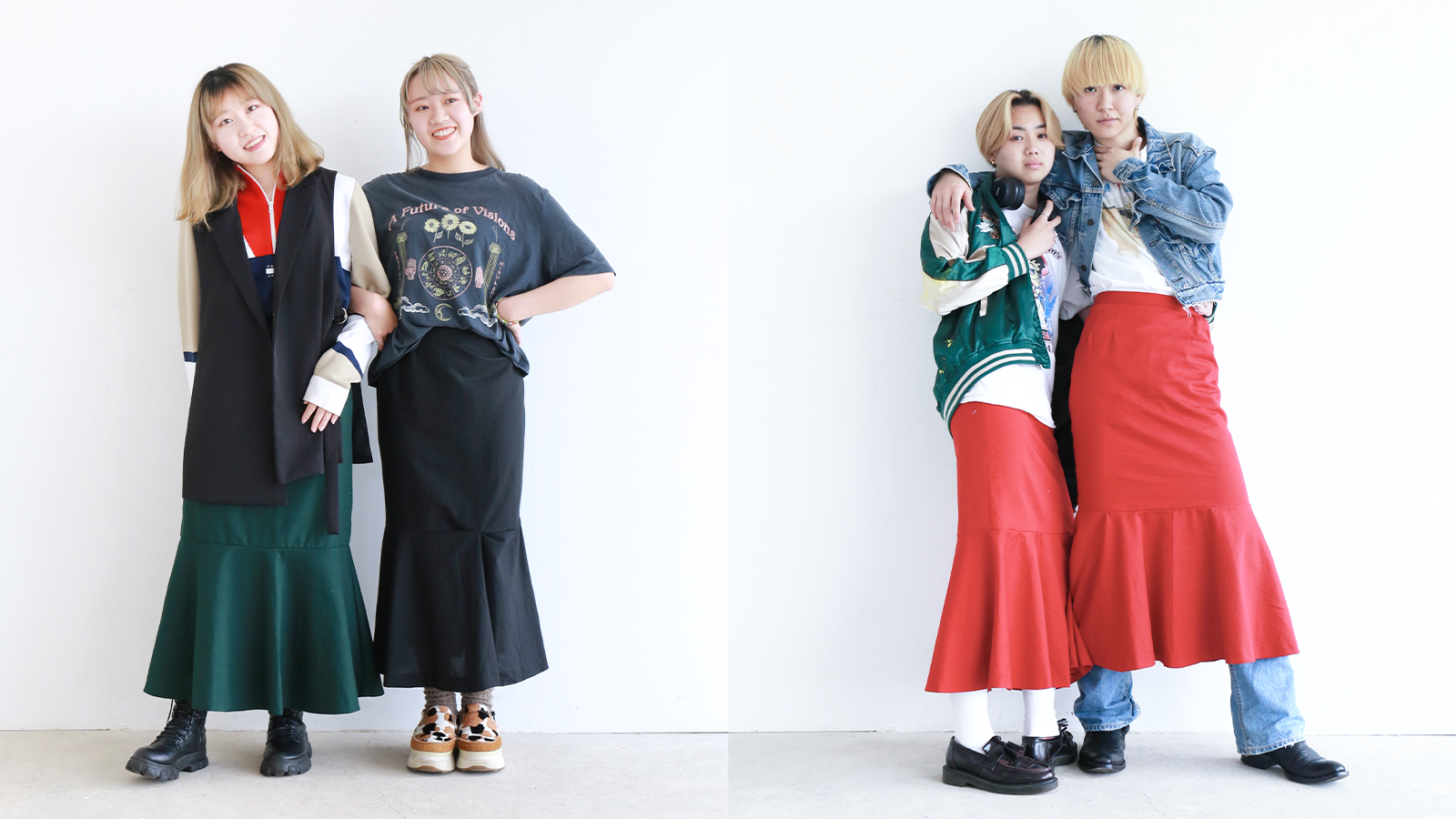 マーメイドスカートが完成しました♪